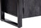 Livingfurn - Kabinetkast Norris 110cm - Mangohout / Gecoat Staal