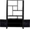 Livingfurn - Kabinetkast Norris 110cm - Mangohout / Gecoat Staal