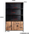 Livingfurn - Kabinetkast Sturdy 120cm - Mangohout / Gecoat Staal