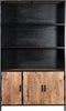 Livingfurn - Kabinetkast Sturdy 120cm - Mangohout / Gecoat Staal