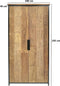 Livingfurn - Kabinetkast Tomar 100cm - Teakhout