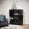 Livingfurn - Kabinetkast York 140cm - Mangohout / Gecoat Staal