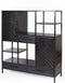 Livingfurn - Kabinetkast York 140cm - Mangohout / Gecoat Staal