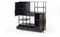 Livingfurn - Kabinetkast York 140cm - Mangohout / Gecoat Staal
