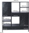 Livingfurn - Kabinetkast York 140cm - Mangohout / Gecoat Staal
