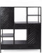 Livingfurn - Kabinetkast York 140cm - Mangohout / Gecoat Staal