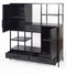 Livingfurn - Kabinetkast York 140cm - Mangohout / Gecoat Staal