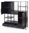 Livingfurn - Kabinetkast York 140cm - Mangohout / Gecoat Staal