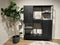 Livingfurn - Kabinetkast York 160cm - Mangohout / Gecoat Staal