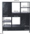 Livingfurn - Kabinetkast York 160cm - Mangohout / Gecoat Staal