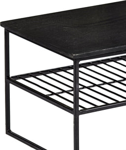 Livingfurn - Salontafel Dian Zwart - 40x90x35cm - Marmer