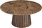 Livingfurn - Salontafel Emperador 80cm - Marmer / Hout