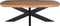 Livingfurn - Salontafel Jesper 120cm - Mangohout / Gecoat Staal
