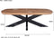 Livingfurn - Salontafel Jesper 120cm - Mangohout / Gecoat Staal