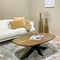 Livingfurn - Salontafel Jesper 120cm - Mangohout / Gecoat Staal