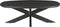 Livingfurn - Salontafel Jesper Black 120 - Mangohout / Gecoat Staal