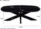 Livingfurn - Salontafel Jesper Black 120 - Mangohout / Gecoat Staal