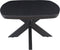 Livingfurn - Salontafel Jesper Black 120 - Mangohout / Gecoat Staal
