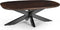 Livingfurn - Salontafel Jesper Brown 120cm - Mangohout / Gecoat Staal