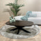 Livingfurn - Salontafel Jesper Brown 120cm - Mangohout / Gecoat Staal