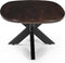 Livingfurn - Salontafel Jesper Brown 120cm - Mangohout / Gecoat Staal