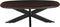 Livingfurn - Salontafel Jesper Brown 120cm - Mangohout / Gecoat Staal