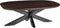 Livingfurn - Salontafel Jesper Brown 120cm - Mangohout / Gecoat Staal