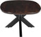 Livingfurn - Salontafel Jesper Brown 120cm - Mangohout / Gecoat Staal