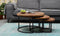 Livingfurn - Salontafel Lifestyle Vince - 73x73x44 - Set van 3 - Mangohout
