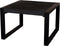 Livingfurn - Salontafel Norris 60 cm - Mangohout / Gecoat Staal