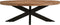 Livingfurn - Salontafel Sturdy Ovaal - 70x130x45cm - Mangohout