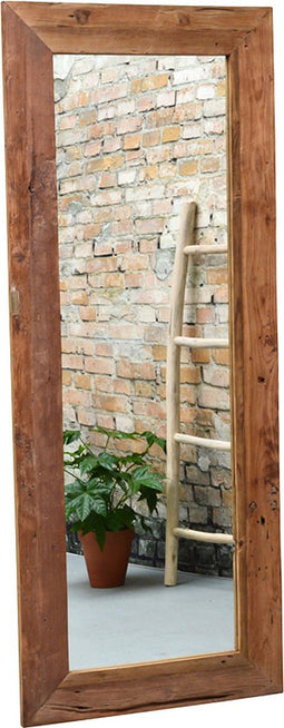 Livingfurn - Spiegel Erosie 200x80 cm - Teakhout