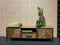 Livingfurn - TV Meubel Brooklyn 150cm - Mangohout / Gecoat Staal