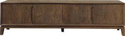 Livingfurn - TV meubel Cortez - 210x55x40 cm - Mangohout