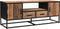 Livingfurn - TV Meubel Dakota 130 cm - Riverwood / Gecoat Staal
