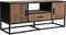 Livingfurn - TV Meubel Dakota 130 cm - Riverwood / Gecoat Staal