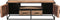 Livingfurn - TV Meubel Dakota 130 cm - Riverwood / Gecoat Staal