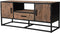 Livingfurn - TV Meubel Dakota 150 cm - Riverwood / Gecoat Staal