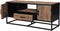 Livingfurn - TV Meubel Dakota 150 cm - Riverwood / Gecoat Staal