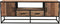 Livingfurn - TV Meubel Dakota 150 cm - Riverwood / Gecoat Staal
