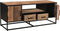 Livingfurn - TV Meubel Dakota 150 cm - Riverwood / Gecoat Staal