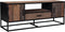 Livingfurn - TV Meubel Dakota 180 cm - Riverwood / Gecoat Staal