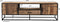 Livingfurn - TV Meubel Dakota 180 cm - Riverwood / Gecoat Staal