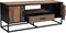 Livingfurn - TV Meubel Dakota 180 cm - Riverwood / Gecoat Staal