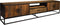 Livingfurn - TV Meubel Dakota 240 cm - Riverwood / Gecoat Staal