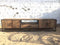 Livingfurn - TV Meubel Dakota 240 cm - Riverwood / Gecoat Staal