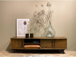 Livingfurn - TV Meubel Elias 200cm - Mangohout