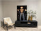 Livingfurn - TV Meubel Kala 160cm - Mangohout / Gecoat Staal