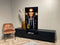 Livingfurn - TV Meubel Kala 220 cm - Mangohout / Gecoat Staal