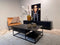 Livingfurn - TV Meubel Kala 220 cm - Mangohout / Gecoat Staal